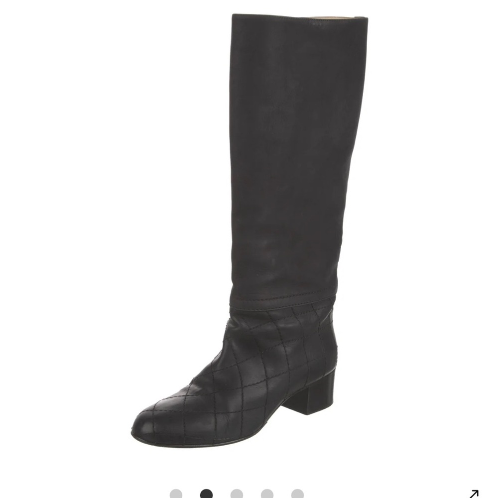 Chanel Leather Knee-High Riding Boots
From the Fall 2013 Collection